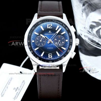 Swiss Replica Jaeger-Lecoultre Polaris Gradient Blue Dial Leather Strap